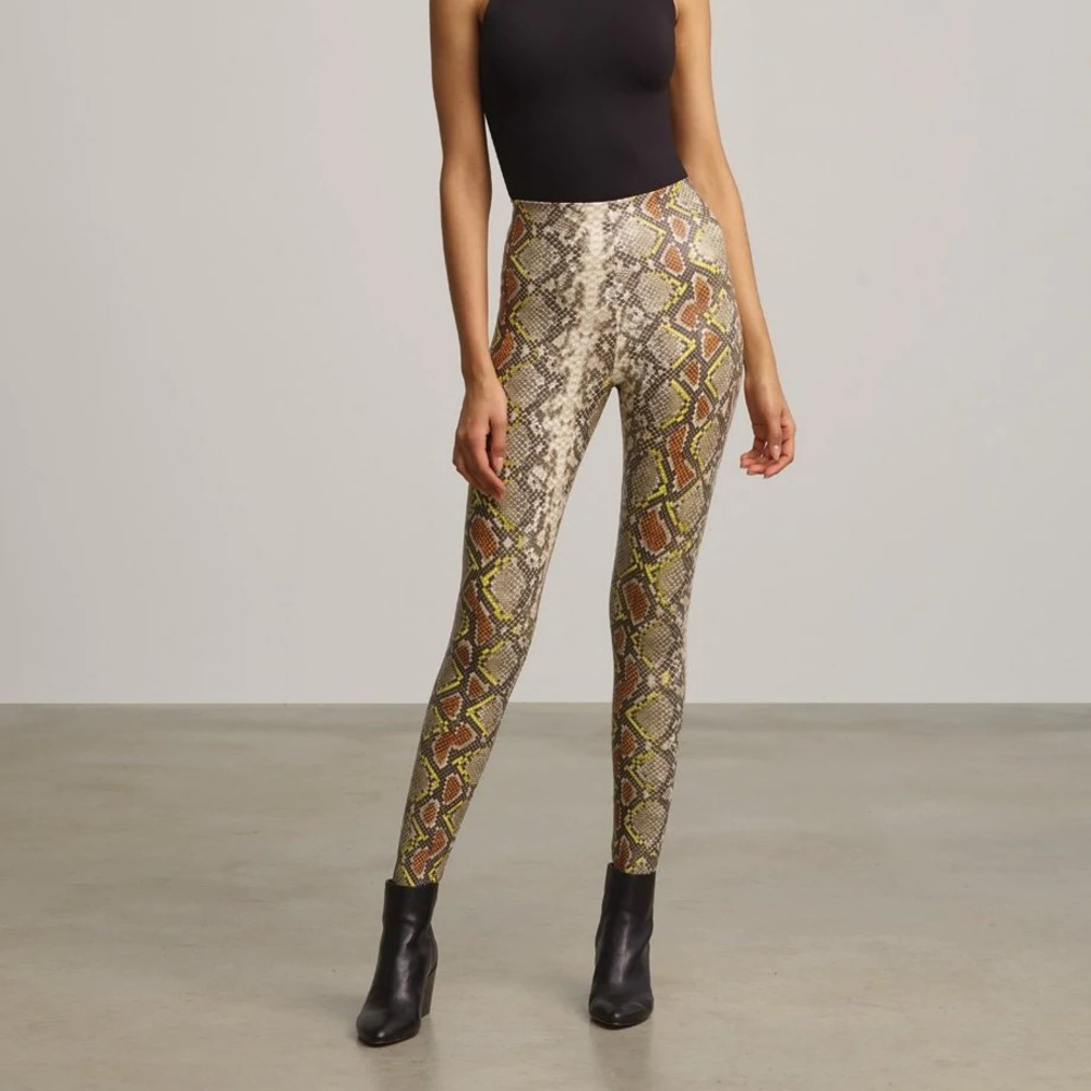 Commando Faux Leather Animal Legging, Neon Snake BRAND NEW